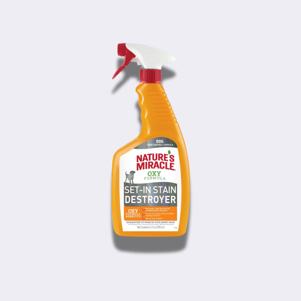 REMOVEDOR DE MANCHAS Y OLORES DE PERROS NATURE´S MIRACLE (709 ml)